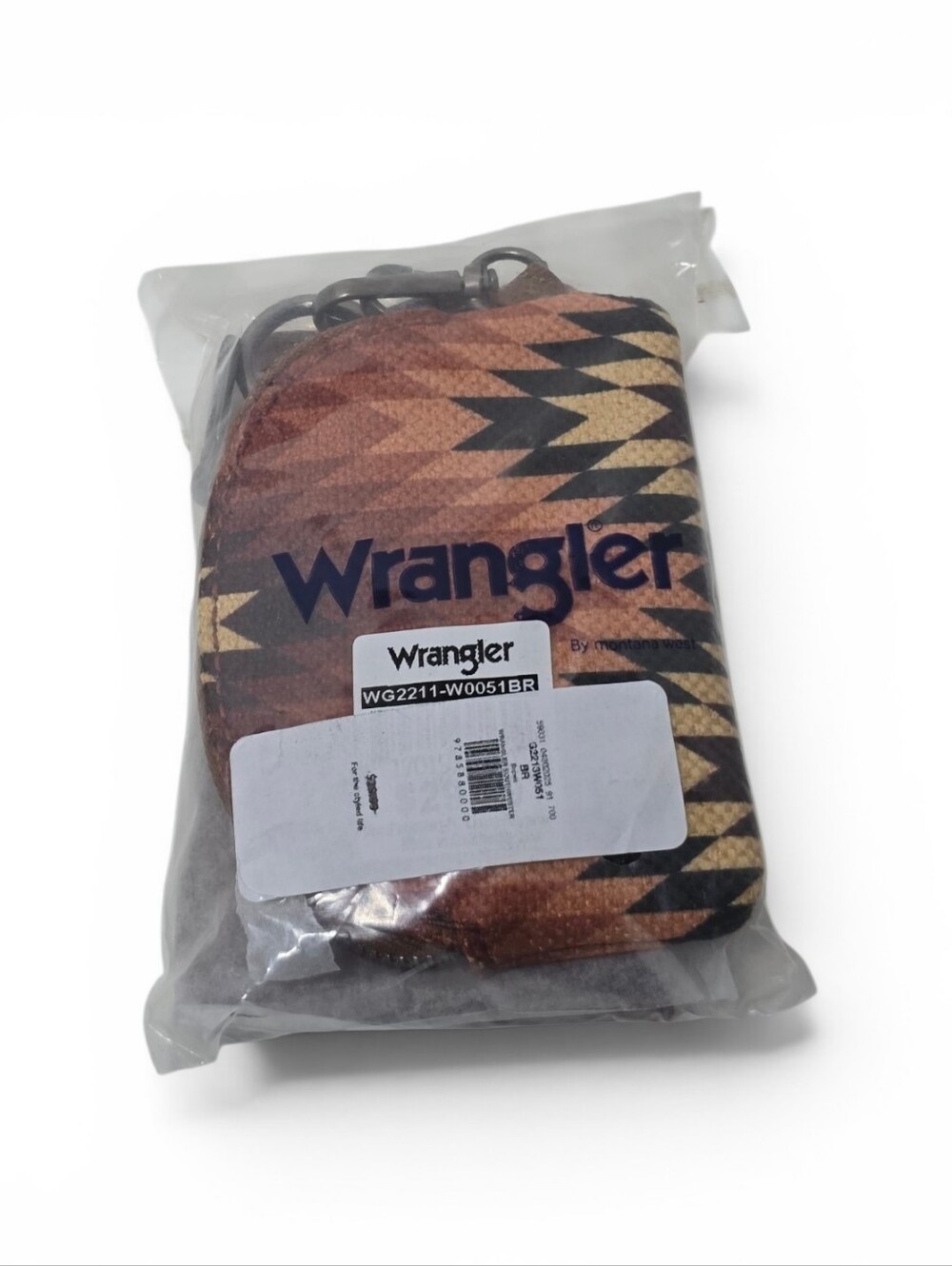 Wrangler Southwestern Dual Pouch Wristlet Card Holder & Coin Purse Cowgirl NWT - Picture 5 of 5